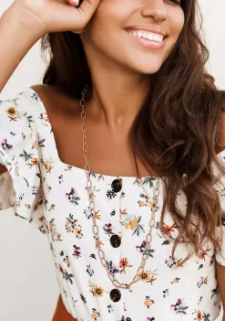 Brand new 😀 18k Rose Gold Plated Sterling Silver Twisted Rolo Chain Necklace by Belk & Co. ✔️ -DealsBelk & Co. Store Belk 36422