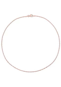 Cheapest 🥰 Beaded Chain Necklace in 18k Rose Gold Plated Sterling Silver, 16" by Belk & Co. 🛒 -DealsBelk & Co. Store Belk 36462