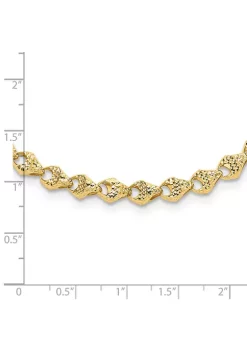Best reviews of 💯 14K Yellow Gold Diamond Cut Fancy Link Necklace by Belk & Co. 😉 -DealsBelk & Co. Store Belk 36488