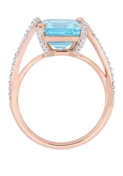 Cheap 🛒 5.6 ct. t.w. Blue Topaz and 1/4 ct. t.w. Diamond Cocktail Ring in 14K Rose Gold by Belk & Co. 😉 7 Cheap 🛒 5.6 ct. t.w. Blue Topaz and 1/4 ct. t.w. Diamond Cocktail Ring in 14K Rose Gold by Belk & Co. 😉 -DealsBelk & Co. Store Belk 36554