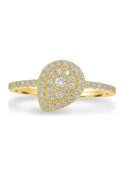 Flash Sale 🥰 1/3 ct. t.w. Diamond Pear Shaped Ring in 14K Yellow Gold by Belk & Co. 🎁 7 Flash Sale 🥰 1/3 ct. t.w. Diamond Pear Shaped Ring in 14K Yellow Gold by Belk & Co. 🎁 -DealsBelk & Co. Store Belk 36591