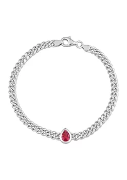 Promo 😀 Lab Created 1.15 ct. t.g.w. Created Ruby Bracelet With Chain Silver Length (inches): 7.5 by Belk & Co. ⭐ 11 Promo 😀 Lab Created 1.15 ct. t.g.w. Created Ruby Bracelet With Chain Silver Length (inches): 7.5 by Belk & Co. ⭐ -DealsBelk & Co. Store Belk 36684