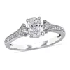 Top 10 🤩 4/5 ct. t.w. Diamond Oval Engagement Ring in 14k White Gold by Belk & Co. ❤️
