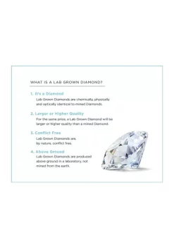 Brand new 😉 Grown With Love 1.3 ct. t.w. Lab Created Oval and Round Diamond Ring in 14k White Gold by Belk & Co. 👍 -DealsBelk & Co. Store Belk 36764