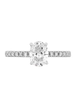 Brand new 😉 Grown With Love 1.3 ct. t.w. Lab Created Oval and Round Diamond Ring in 14k White Gold by Belk & Co. 👍 -DealsBelk & Co. Store Belk 36765