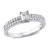 New ❤️ 3/4 CT TW Emerald Cut Diamond Engagement Ring in 14k White Gold by Belk & Co. ❤️