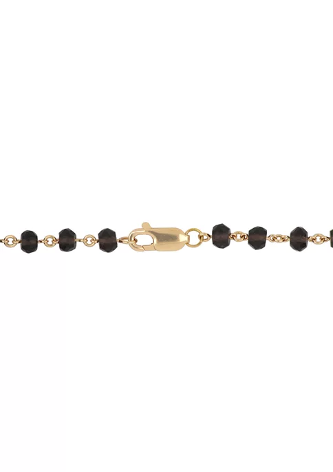 Brand new ๐ฏ 11-12MM Brown Freshwater Cultured Pearl and 75.6 CT TGW Smokey Topaz in 14K Rose Gold by Belk & Co. ๐ 4 Brand new ๐ฏ 11-12MM Brown Freshwater Cultured Pearl and 75.6 CT TGW Smokey Topaz in 14K Rose Gold by Belk & Co. ๐ - Image 4