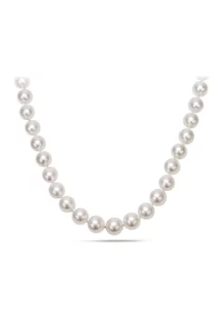 Wholesale 😉 10-13MM South Sea Pearl Graduated 18" Strand Necklace with 14k Yellow Gold Clasp by Belk & Co. 👍
