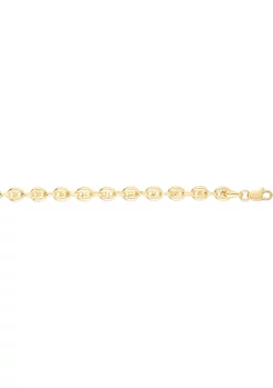 Brand new 💯 14KY OPUFFED MARINER ANKLET by Belk & Co. 🎁