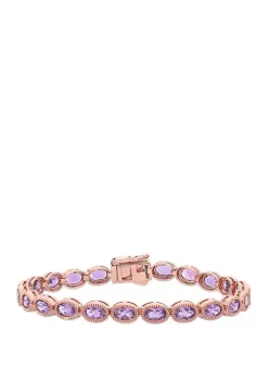 Best reviews of ⌛ 9.2 ct. t.w. Amethyst Infinity Bracelet in 14K Rose Gold by Belk & Co. 💯 -DealsBelk & Co. Store Belk 36817