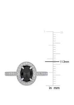 Coupon ✨ 1.16 ct. t.w. Black and White Diamond Halo Ring in 10K White Gold by Belk & Co. ✔️ 10 Coupon ✨ 1.16 ct. t.w. Black and White Diamond Halo Ring in 10K White Gold by Belk & Co. ✔️ -DealsBelk & Co. Store Belk 36858