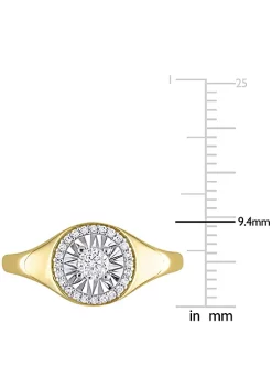 Flash Sale ✔️ 1/4 ct. t.w. Diamond Ring in 10K Yellow Gold by Belk & Co. 🎉 -DealsBelk & Co. Store Belk 36864