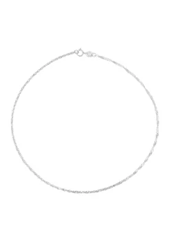 Buy 🥰 14KW SINGAPORE ANKLET BRACELET by Belk & Co. 😉 -DealsBelk & Co. Store Belk 36912