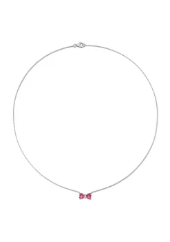 Wholesale ๐ 1 ct. t.g.w. Pink Topaz and Diamond Accent Bow Necklace in 10K White Gold by Belk & Co. ๐ฅ 10 Wholesale ๐ 1 ct. t.g.w. Pink Topaz and Diamond Accent Bow Necklace in 10K White Gold by Belk & Co. ๐ฅ -DealsBelk & Co. Store Belk 36925