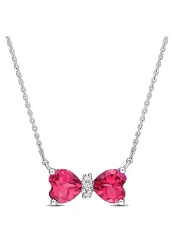 Wholesale ๐ 1 ct. t.g.w. Pink Topaz and Diamond Accent Bow Necklace in 10K White Gold by Belk & Co. ๐ฅ 11 Wholesale ๐ 1 ct. t.g.w. Pink Topaz and Diamond Accent Bow Necklace in 10K White Gold by Belk & Co. ๐ฅ -DealsBelk & Co. Store Belk 36926
