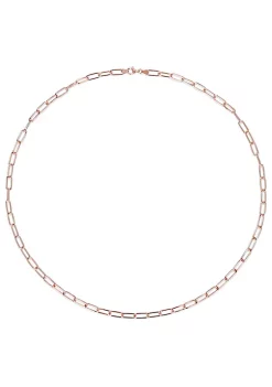 Buy ❤️ 6MM Polished Paperclip Chain Necklace in 18k Rose Gold Plated Sterling Silver, 32" by Belk & Co. ❤️ -DealsBelk & Co. Store Belk 36935