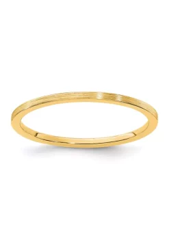 Discount 😍 14K Gold 1.2mm Flat Satin Stackable Band by Belk & Co. 💯 -DealsBelk & Co. Store Belk 36949
