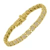 Flash Sale 🥰 1 ct. t.w. Diamond Tennis Bracelet in Gold Over Sterling Silver by Belk & Co. ✨