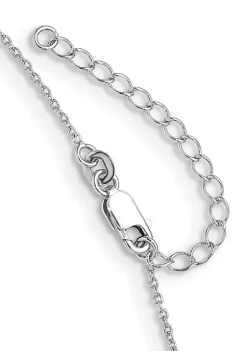 Coupon ⭐ 7/8 ct. t.w. Peridot, Citrine, Garnet and White Topaz 3-Stone Pendant with 18-Inch Cable Chain in Rhodium-Plated Sterling Silver by Belk & Co. 💯 -DealsBelk & Co. Store Belk 37021