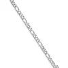 Flash Sale 🧨 Men's 14K White Gold 9 mm Hand-Polished Figaro Link Bracelet by Belk & Co. ⭐