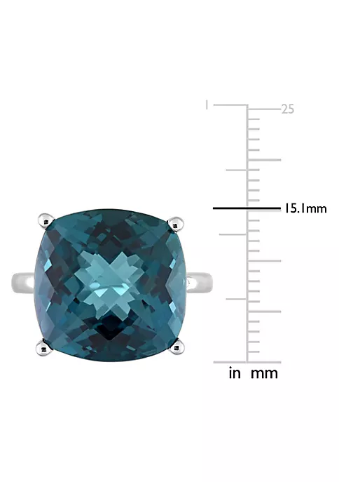 Best reviews of ๐ 19.24 ct. t.g.w. London Blue Topaz Solitaire Ring in 14K White Gold by Belk & Co. โ 5 Best reviews of ๐ 19.24 ct. t.g.w. London Blue Topaz Solitaire Ring in 14K White Gold by Belk & Co. โ - Image 5