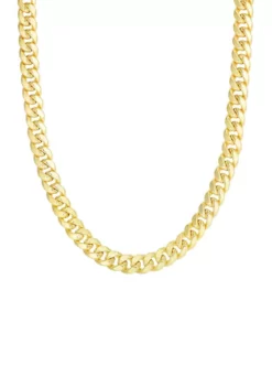 Wholesale 👍 Men's Gold Semi Solid Miami Cuban Link Necklace by Belk & Co. 🧨 -DealsBelk & Co. Store Belk 3708