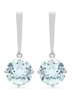 Buy ❤️ 3.6 ct. t.w. Aquamarine Drop Earrings by Belk & Co. 🎉 -DealsBelk & Co. Store Belk 37122