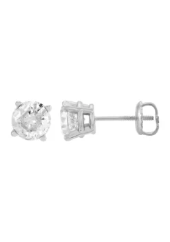 Top 10 😀 2 ct. t.w. Diamond Solitaire Earrings in 14k White Gold by Belk & Co. 😀