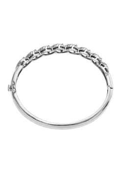 Cheapest 🌟 4.2 ct. t.w. Light Swiss Blue Topaz Hinged Bangle in Rhodium-Plated Sterling Silver by Belk & Co. 🌟 -DealsBelk & Co. Store Belk 37182