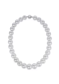 Cheap ❤️ 14-17MM Graduated South Sea Cultured Pearl Necklace with 14K White Gold Diamond Ball Clasp by Belk & Co. 😍 -DealsBelk & Co. Store Belk 37258
