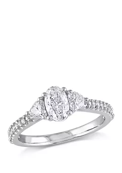 Flash Sale 😍 1.1 ct. t.w. Oval and Heart Shaped Diamond Engagement Ring in 14k White Gold by Belk & Co. 🎁 5 Flash Sale 😍 1.1 ct. t.w. Oval and Heart Shaped Diamond Engagement Ring in 14k White Gold by Belk & Co. 🎁 -DealsBelk & Co. Store Belk 37267