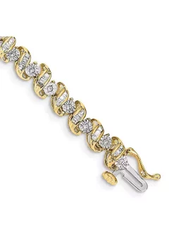Best Sale 🌟 0.993 ct. t.w. Diamond Bracelet in 14K Gold by Belk & Co. ✔️ -DealsBelk & Co. Store Belk 37281
