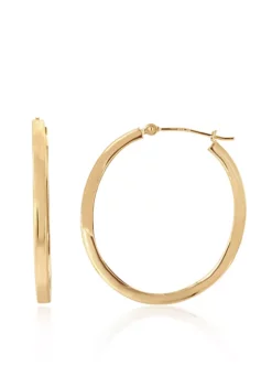 Wholesale 🛒 Hoop Earrings in 14K Yellow Gold by Belk & Co. 💯