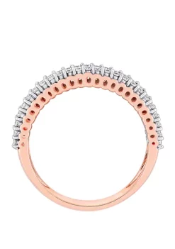 Cheap ๐ 1/2 ct. t.w. Diamond Double Row Eternity Ring in 14K Rose Gold by Belk & Co. ๐ฅ 7 Cheap ๐ 1/2 ct. t.w. Diamond Double Row Eternity Ring in 14K Rose Gold by Belk & Co. ๐ฅ -DealsBelk & Co. Store Belk 37333
