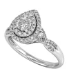 Best reviews of 🔥 1/4 ct. t.w. Diamond Twisted Shank Ring in 14K White Gold by Belk & Co. 🔥