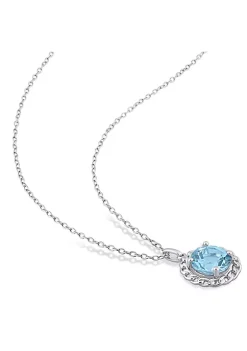 Cheap ❤️ 2-Piece Set of 8.2 ct. t.g.w. Sky Blue Topaz Earrings and Pendant with Chain in Sterling Silver by Belk & Co. 😉 8 Cheap ❤️ 2-Piece Set of 8.2 ct. t.g.w. Sky Blue Topaz Earrings and Pendant with Chain in Sterling Silver by Belk & Co. 😉 -DealsBelk & Co. Store Belk 37472