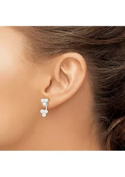 Promo 🔔 Sterling Silver Rhodium-plated Imitation Pearl Front/Back Post Earrings by Belk & Co. 🔔 -DealsBelk & Co. Store Belk 37558