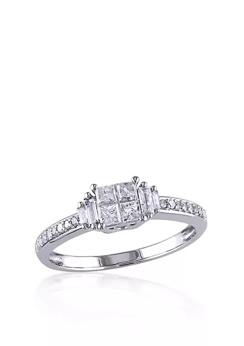 Wholesale ๐ 1/2 ct. t.w. Diamond Promise Ring in 10k White Gold by Belk & Co. ๐ 3 Wholesale ๐ 1/2 ct. t.w. Diamond Promise Ring in 10k White Gold by Belk & Co. ๐ - Image 3
