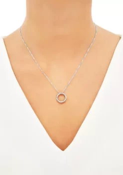 Best Pirce 👏 1/10 ct. t.w. Diamond Round Pendant Necklace in Sterling Silver by Belk & Co. 🛒 6 Best Pirce 👏 1/10 ct. t.w. Diamond Round Pendant Necklace in Sterling Silver by Belk & Co. 🛒 -DealsBelk & Co. Store Belk 3763