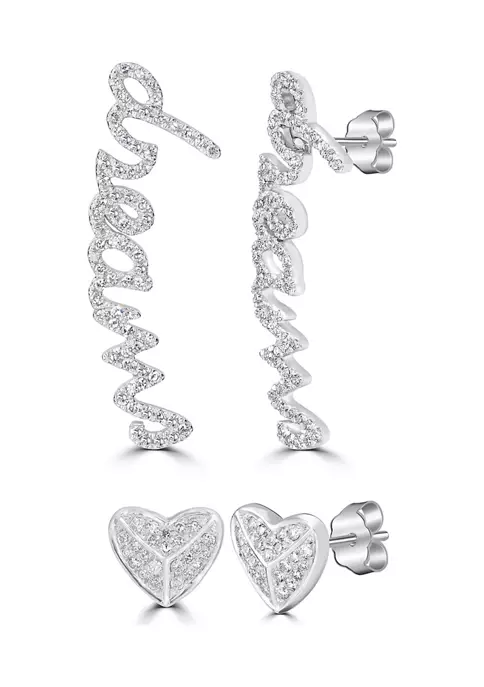 Best reviews of โญ 1/3 ct. t.w. Diamond Heart and Dream Mismatched Stud Earrings in 14K White Gold by Belk & Co. ๐ฅฐ 1 Best reviews of โญ 1/3 ct. t.w. Diamond Heart and Dream Mismatched Stud Earrings in 14K White Gold by Belk & Co. ๐ฅฐ