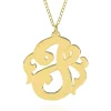 Cheap 🧨 14k Yellow Gold J Monogram Necklace by Belk & Co. ⭐