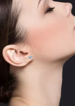 Hot Sale ๐งจ 1.90 ct. t.g.w. Aquamarine Bezel Style Emerald Cut Stud Earrings in Sterling Silver by Belk & Co. ๐ 10 Hot Sale ๐งจ 1.90 ct. t.g.w. Aquamarine Bezel Style Emerald Cut Stud Earrings in Sterling Silver by Belk & Co. ๐ -DealsBelk & Co. Store Belk 37737