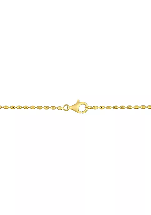 Top 10 π― Lab Created 4/5 ct. t.g.w. Created White Sapphire Bar Necklace in Yellow Plated Sterling Silver by Belk & Co. π 4 Top 10 π― Lab Created 4/5 ct. t.g.w. Created White Sapphire Bar Necklace in Yellow Plated Sterling Silver by Belk & Co. π - Image 4
