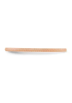 Brand new 🔥 14K Gold 1.2mm Bead Stackable Band by Belk & Co. ✔️ -DealsBelk & Co. Store Belk 37747
