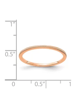 Brand new 🔥 14K Gold 1.2mm Bead Stackable Band by Belk & Co. ✔️ -DealsBelk & Co. Store Belk 37749