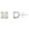 Deals 🔔 Sterling Silver 7mm Round Opal Stud Earrings by Belk & Co. 🔔
