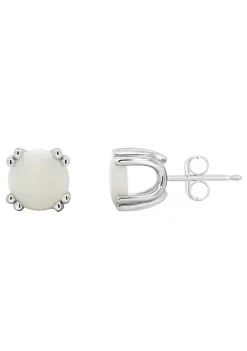 Deals 🔔 Sterling Silver 7mm Round Opal Stud Earrings by Belk & Co. 🔔 -DealsBelk & Co. Store Belk 37767