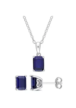 Discount ๐ Lab Created 2-Piece Set of 4.75 ct. t.g.w. Created Blue Sapphire Earrings and Pendant with Chain in Sterling Silver by Belk & Co. ๐ 9 Discount ๐ Lab Created 2-Piece Set of 4.75 ct. t.g.w. Created Blue Sapphire Earrings and Pendant with Chain in Sterling Silver by Belk & Co. ๐ -DealsBelk & Co. Store Belk 37807
