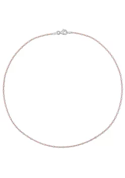 Top 10 ❤️ Two-Tone White Bead Chain Necklace in 18k Rose Gold Plated Sterling Silver, 16" by Belk & Co. ❤️ -DealsBelk & Co. Store Belk 37825