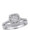 Hot Sale 🛒 5/8 ct. t.w. Diamond Halo Bridal Set by Belk & Co. 🔥